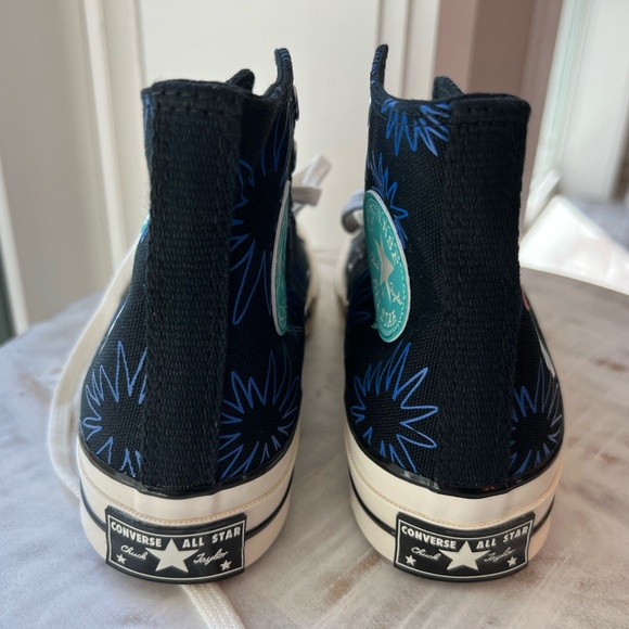 Converse Chuck 70 Hi Sunny Floral 5M 7W New Sneakers - Picture 4 of 8